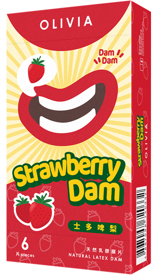 Strawberry latex dam
